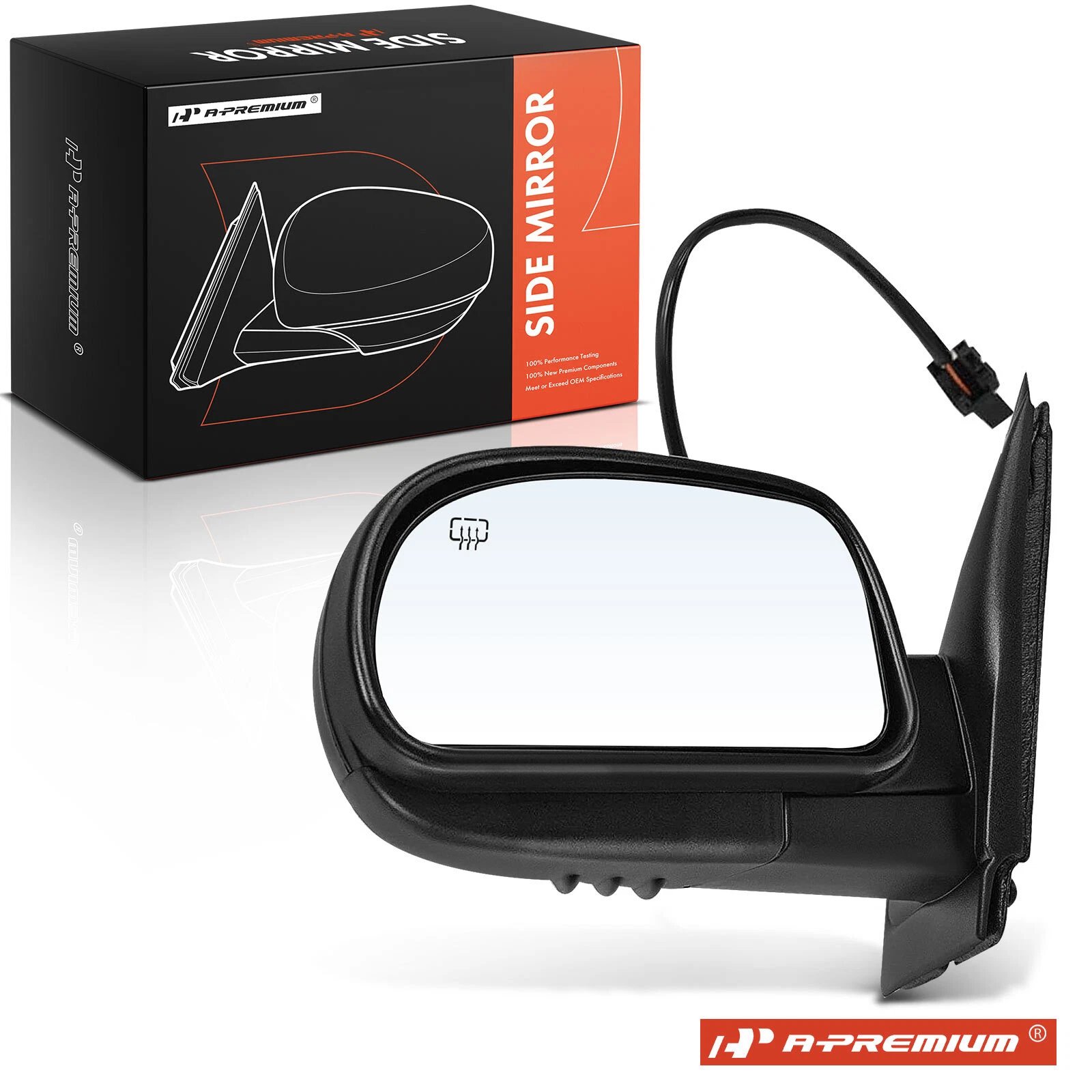 A-Premium Driver Power Mirror Manual Fold Heated for Chevy Trailblazer 2006-2008