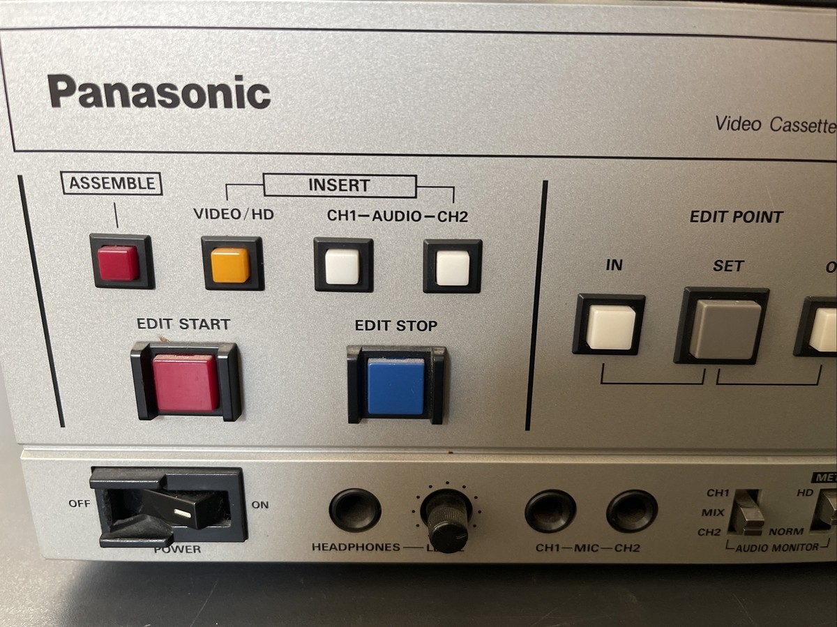 Magnétoscope Professionnel Panasonic AG-6500 – VHS PAL, Pour Archivage Ou Collection