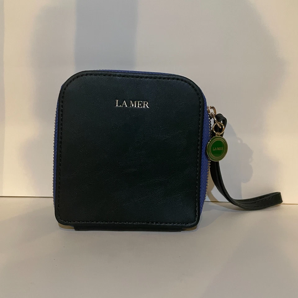 Novo La Mer baú médio esmeralda, baú minúsculo, remendos e chaveiros - Imagem 4 de 4