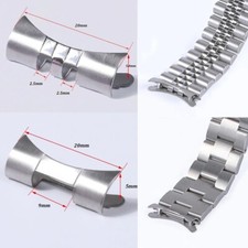 18-22mm 2pcs Stainless Steel Watch Straps Connector For Seiko SKX007/009 Metal