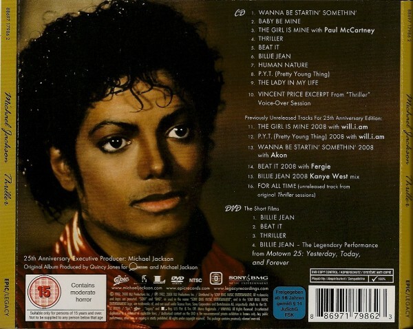 Michael Jackson - Thriller 25 (CD, Album, RM, Sli + DVD-V, NTSC