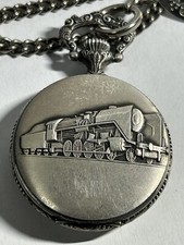 Perseo Swiss 17 Jewels New Pocket Watch With Chain