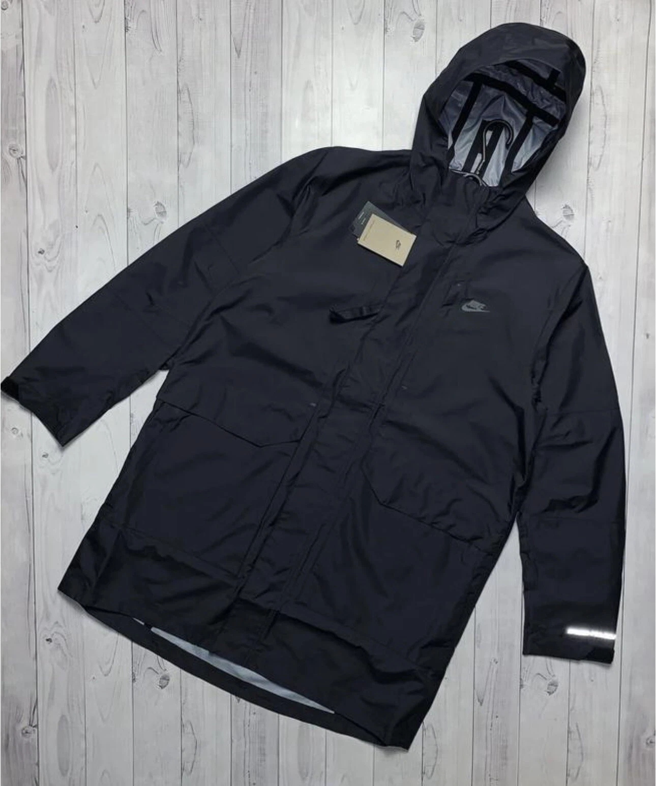 New Nike Storm-Fit Nsw Shell Parka Jacket Black Men Size S
Opens in a new window or tab