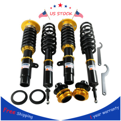 Set(4) Coilovers Suspension Kits For 06-13 BMW 3-Series E90 E91 E92 Adj. Height