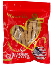 Hand-selected A Grade American Ginseng Medium Thin-Short Size 4oz 8oz 1lb Bag 