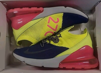 nike 270 yellow and pink