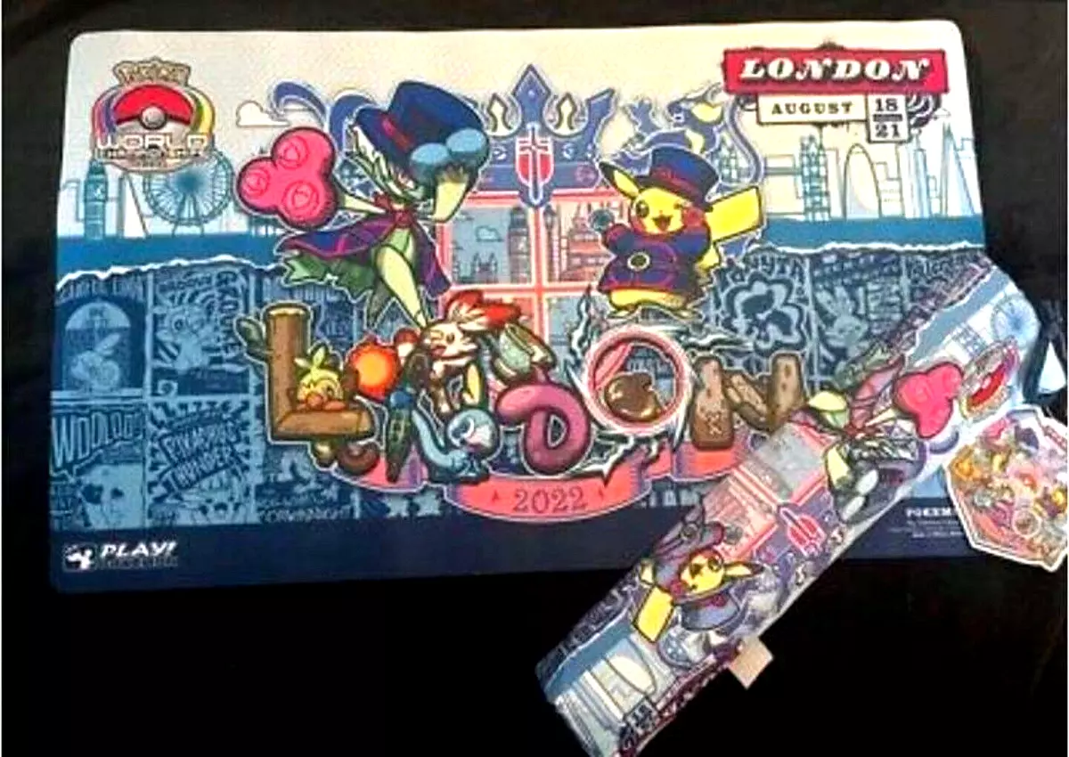 Pokemon World Championship 2022 London Playmat WCS 2022 NEW