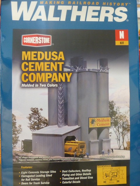 Walthers N #933-3218 Medusa Cement Company -- Kit - 5-3/8 x 4-1/2" | eBay