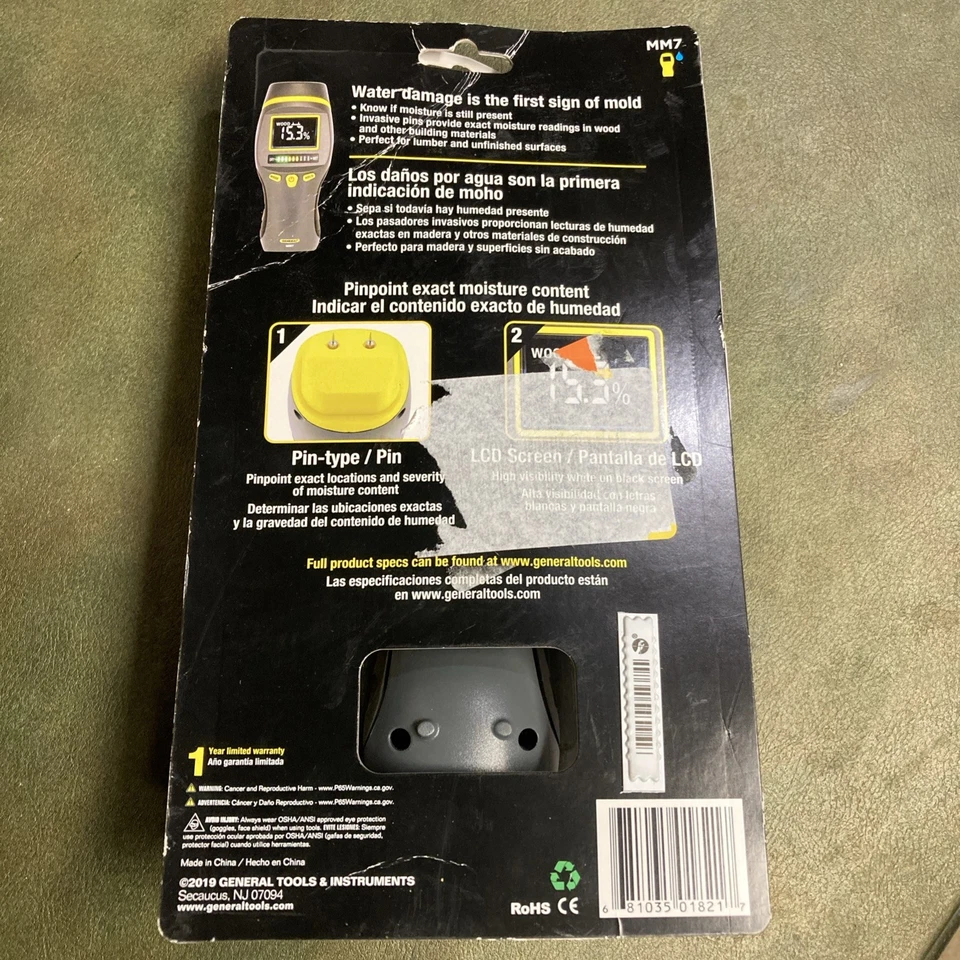 General MM7 Digital  Moisture Meter  - Image 2 of 2