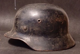 M Wehrmacht 2.WK Stahlhelm Glocke M40 Größe 64 LoT Nr: 1102 IKA 1941