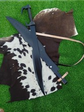 HANDMADE REPLICA 300 MOVIE SPARTAN SWORD BLACK BATTLE SWORD SHEATH COLLECTIBLE