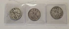 (2) 1918-S & (1) 1927-S Walking Liberty Half Dollars - 90% Silver - 1.085oz ASW