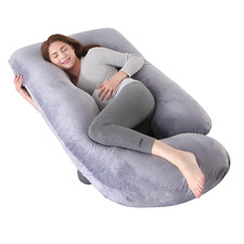 Pregnancy Pillows for Sleeping,G Shaped Full Body Maternity with Removable Cover