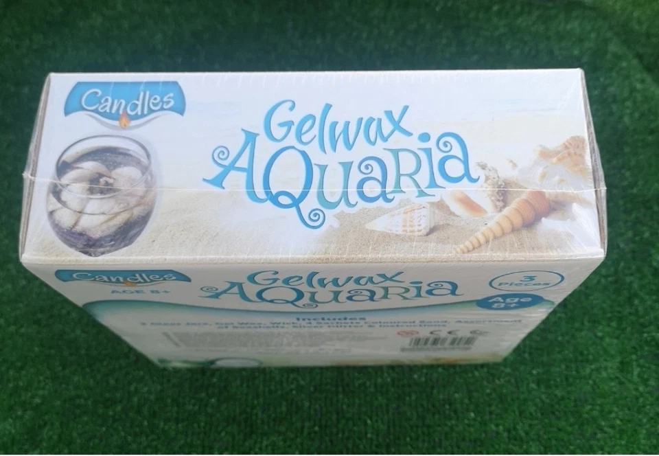 Candles Gelwax Aquaria Candle Making Kit New Sealed All, Makes 3 Glass Candles  - Image 3 of 4