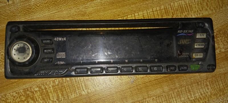 JVC KD-SX740 CAR  STEREO DETACHABLE FACEPLATE ONLY
