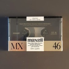 Cassetta Audio Maxell Metal MX 46 - Musicassetta Sigillata