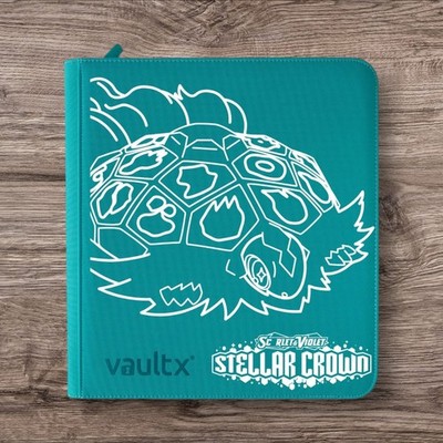 Vault X 12 Pocket Exo Tec Zip Binder - Ozeanblau - Pokémon - Stellar Crown 
