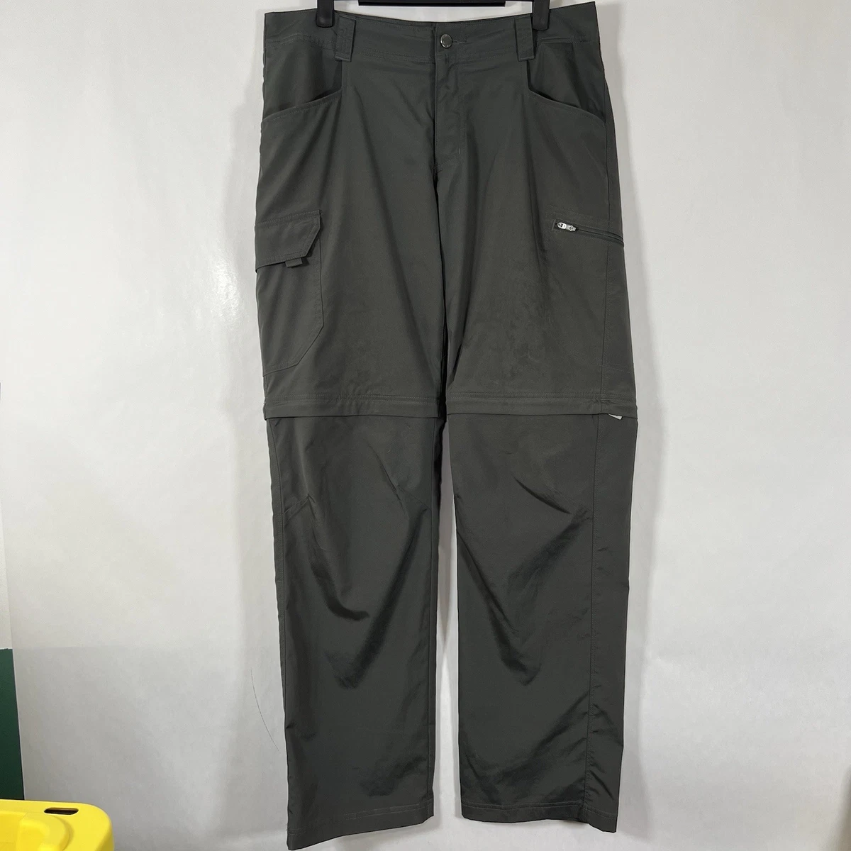 Pantalon De Randonnée Convertible Columbia PFG - Homme, 34W 32L, Bleu Marine, Jambes Zippées, Occasion