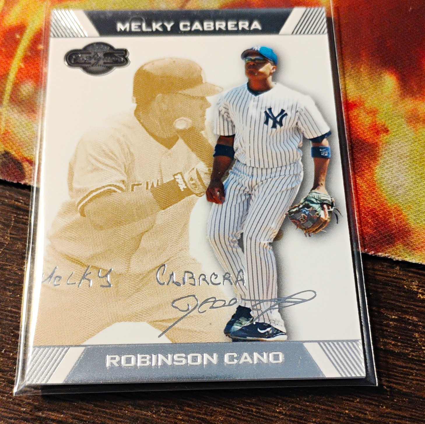 Topps 2007 Co-Signers Robinson Cano/Melky Cabrera Gold #55 176/225