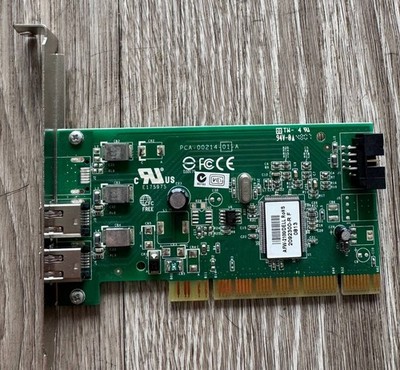 Dell PCI Dual FireWire IEEE 1394 Card 2-Port 6-Pin APW-2100