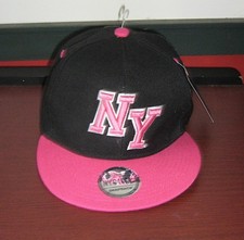 Men's NYC 1664 Snapback Cap Black/Pink New with tag One Size Fits All