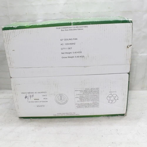 Hunter Classic Series 42" Indoor Low Profile IV Ceiling Fan 51060 Sealed - Picture 8 of 10