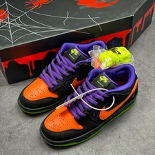 NK SB Dunk Low Night of Mischief Halloween BQ6817-006 Men's Athletic shoes Size