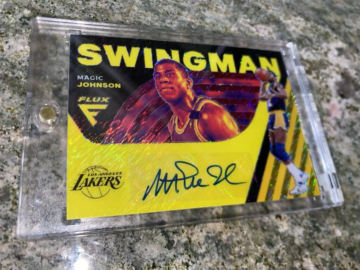 Panini Magic Johnson Basketball Autographed Sports Trading Cards