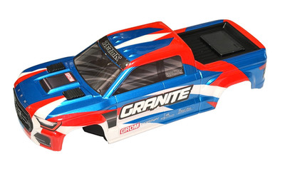 Arrma 1/18 Granite Grom Mini Body Shell Blue Red ARA2102