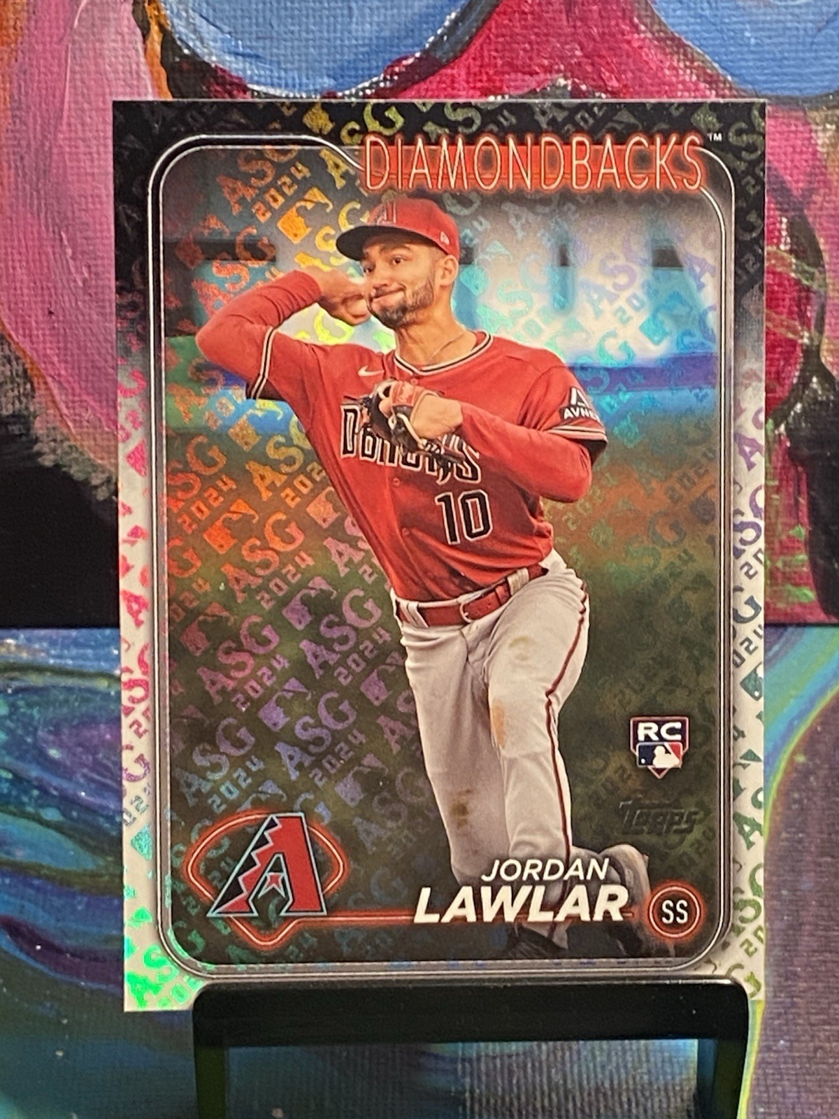 Jordan Lawlar 2024 Topps #451 ASG Foil Rookie (RC) - Arizona Diamondbacks SP