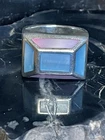 Vintage Thai Sterling Silver Colorful MOP Inlay Ring Size 7