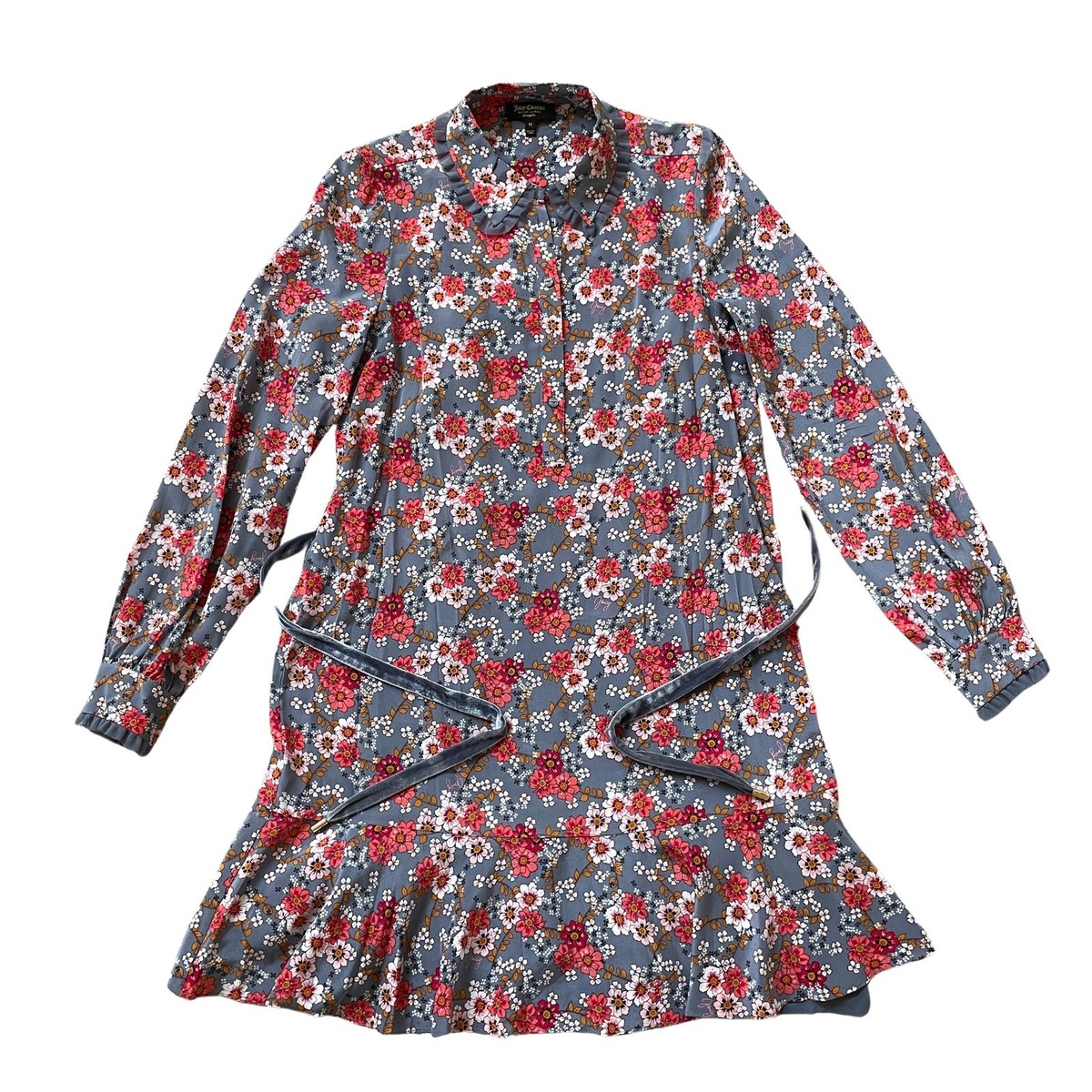 juicy couture silk dress Y2K Juicy Couture Silk Dress M