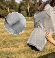 Alliance Equine Horse Fly Mask with Ears, Breathable Mesh Full Light Green