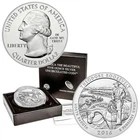 2016-P ATB 5 Oz .999 Silver Burnished Theodore Roosevelt Park North Dakota OGP