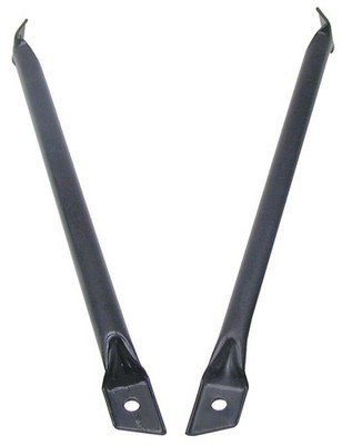 Front Fender Support Bars Black AMD Fits Chevrolet Camaro Pontiac Firebird W-656