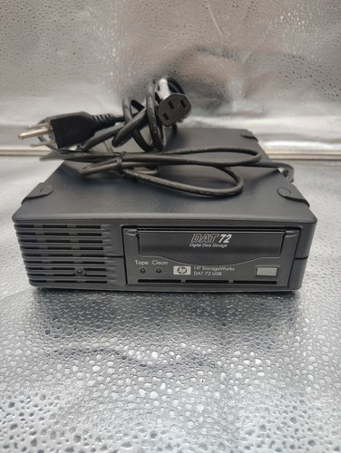HP StorageWorks DAT 72 USB External Tape Drive -- DW027A