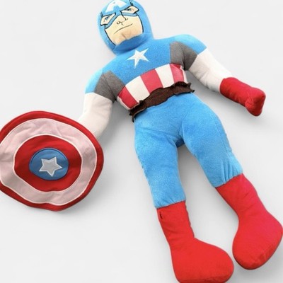 Marvel Avengers Captain America Super Hero Toy Plush Doll Shield 24  Jay Franco