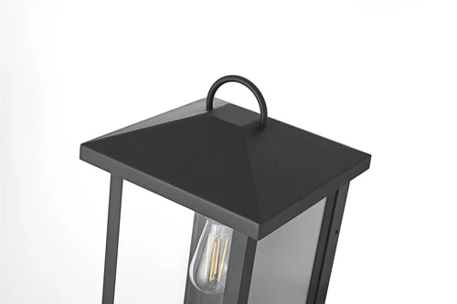 Elegant Lighting Neil 10" Outdoor Wall Sconce in Black - Picture 4 of 8