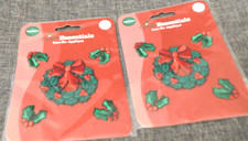 CRAFT ESSENTIALS IRON ON APPLIQUES CHRISTMAS THEME 2 NEW IN PACKAGES