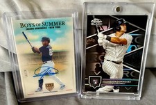 Jasson Dominguez 2023 Boys of Summer Auto Gold #/25 &Topps Black RC VARIATION SP