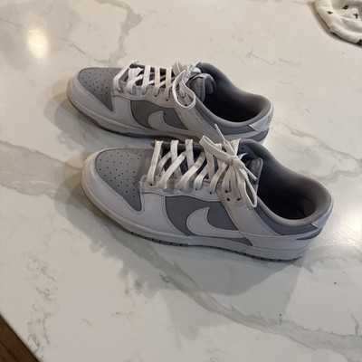 Nike Dunks Used White And Grey Men s 10.5