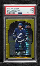 2020-21 Upper Deck Allure Yellow Taxi Nikita Kucherov #44 PSA 9 MINT 09gn
