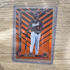 Topps 2025 Update Rafael Devers Orange San Francisco Giants #US300 Baseball