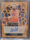 2024-25 PANINI MOSAIC ROOKIE SCRIPTS AJAY MITCHELL AUTOGRAPH /25 - THUNDER  RC