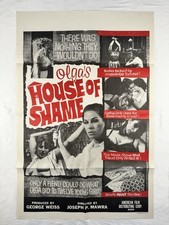 Olga's House of Shame 1964 Original Vintage One Sheet Movie Poster 27x41