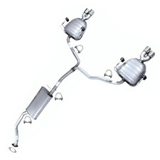 Stainless Steel Exhaust System Kit fits: 2013-2017 Chevrolet Traverse 3.6L