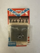   Heritage Miniatures Confederate Cavalry Command Civil War Blister  