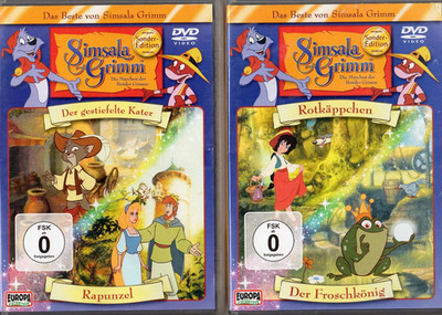 Simsala Grimm - DVD - Sammlung mit Nr. 1/2/3/6 siehe Bild