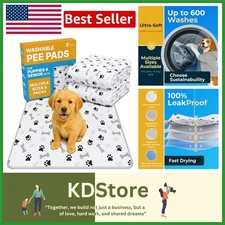 Reusable Waterproof Dog Pee Pads - 2 Pack, 41x41 inches