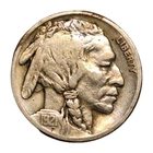 1921 Buffalo Nickel ~F+ Nicely Circulated Better / Full Date Light Patina Nice!